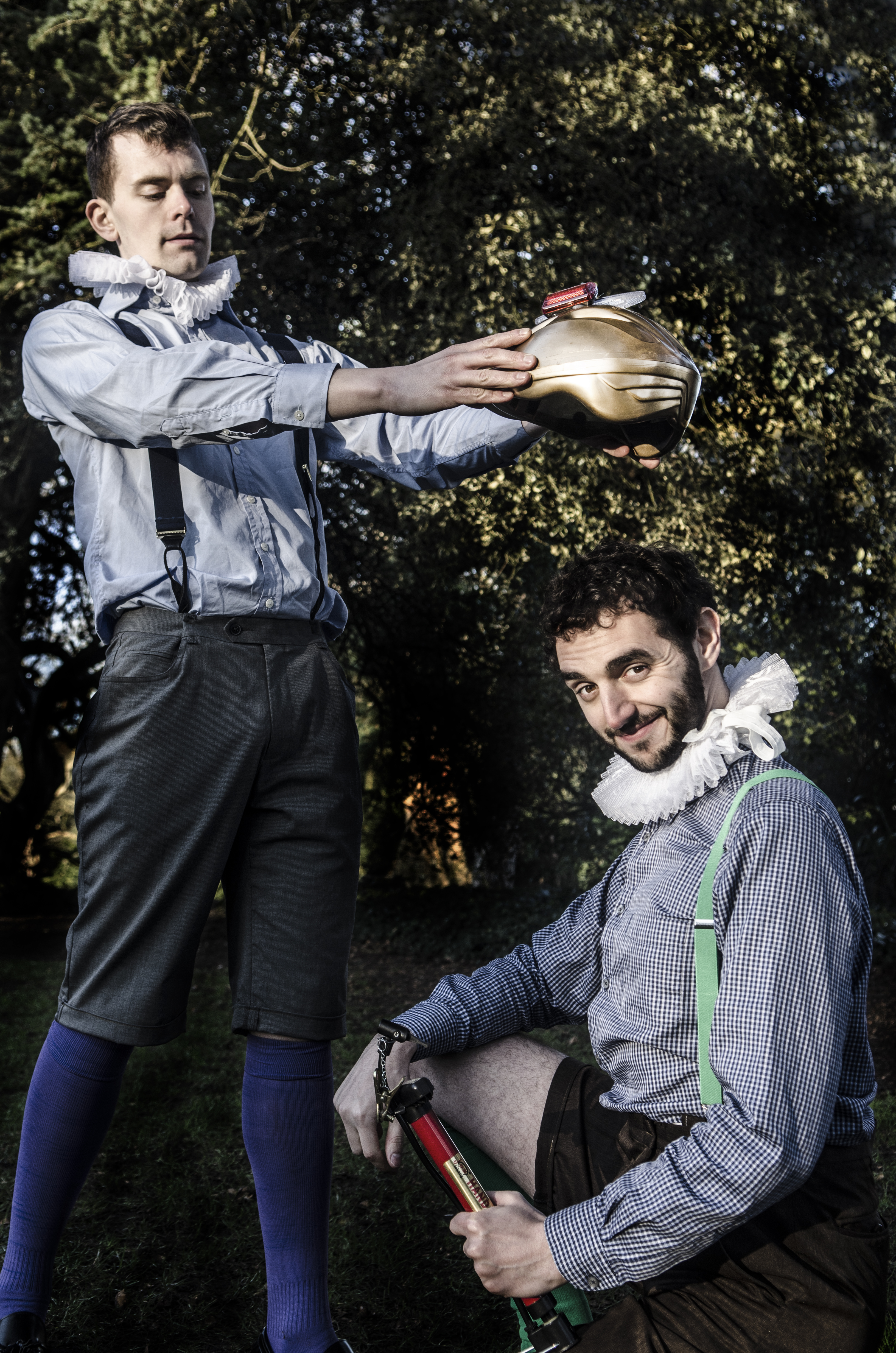 Richard III - Crowning (L to R - Paul Hilliar, Liam Mansfield)