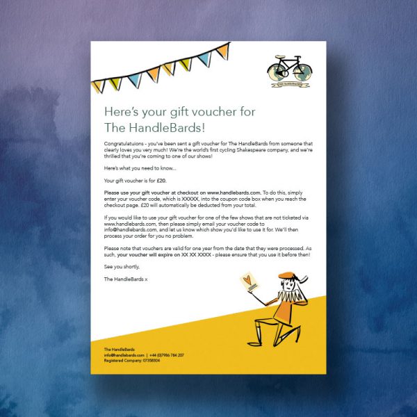 HandleBards' £20 Gift Voucher